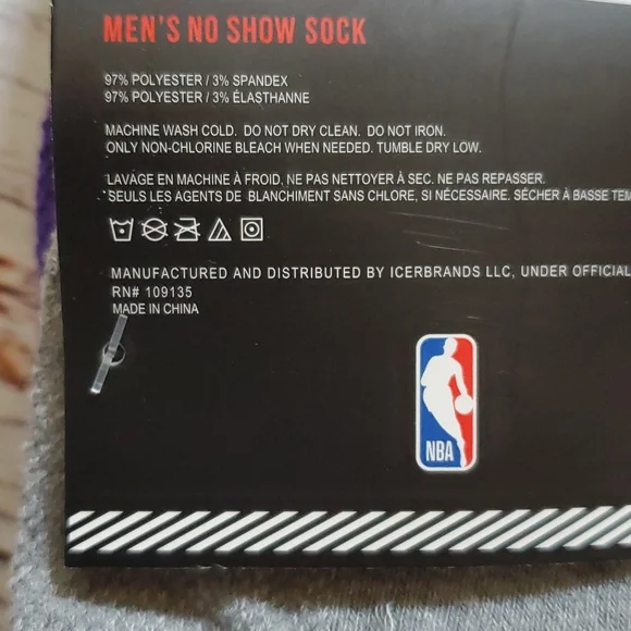 🎉 HOST PICK 🎉🆕️ NBA LAKERS MEN'S NO SHOW SOCKS (3 PAIRS) 🏀 - Picture 7 of 7